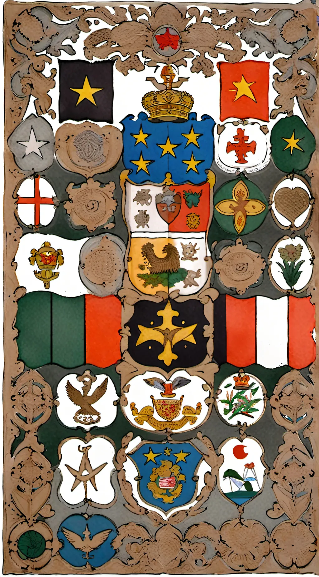 ai character: Countryhumans background