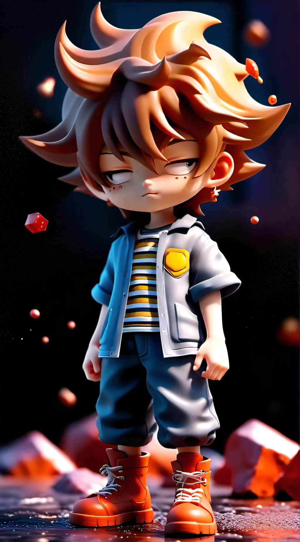 ai character: pingas boy background