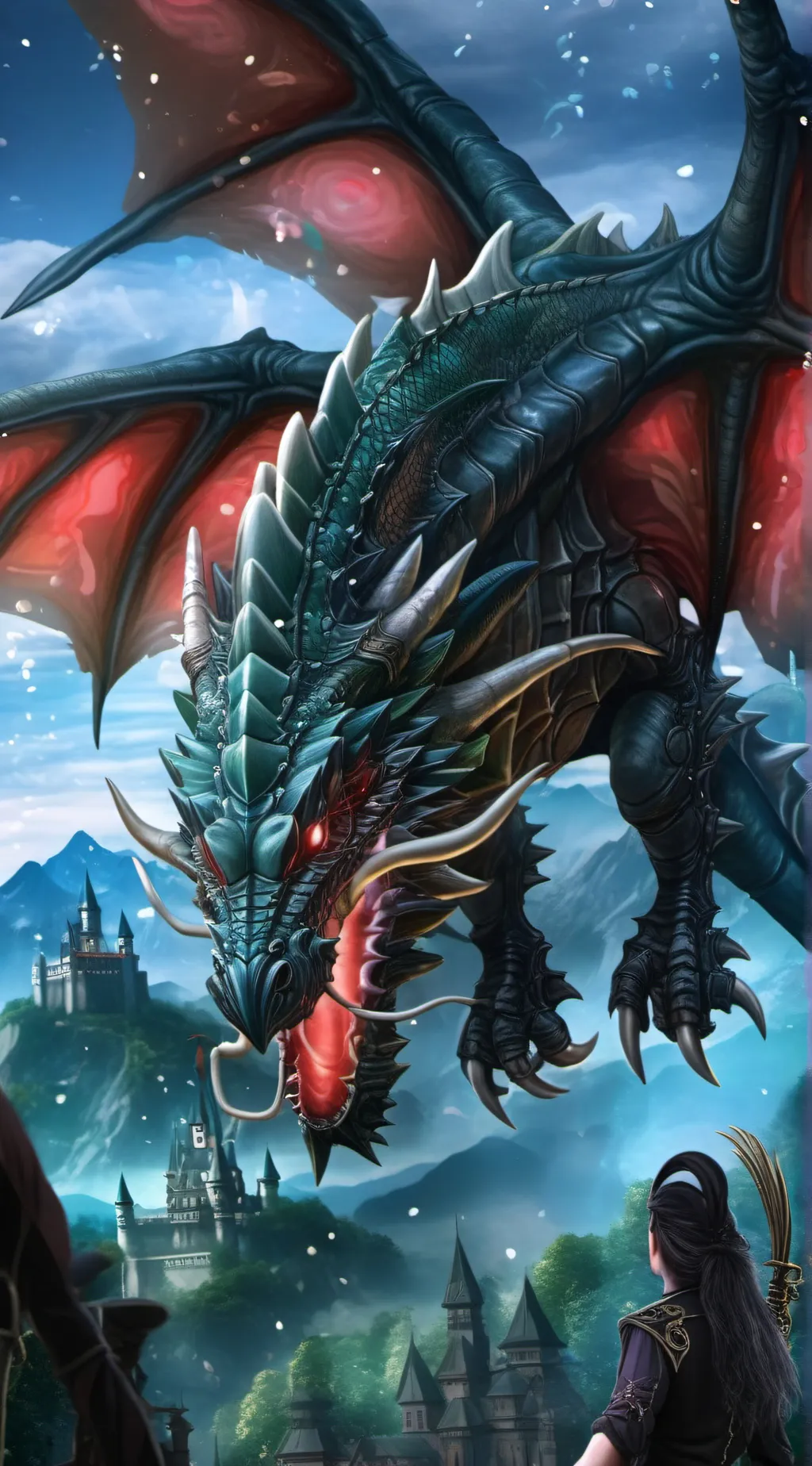 ai character: Dragon background