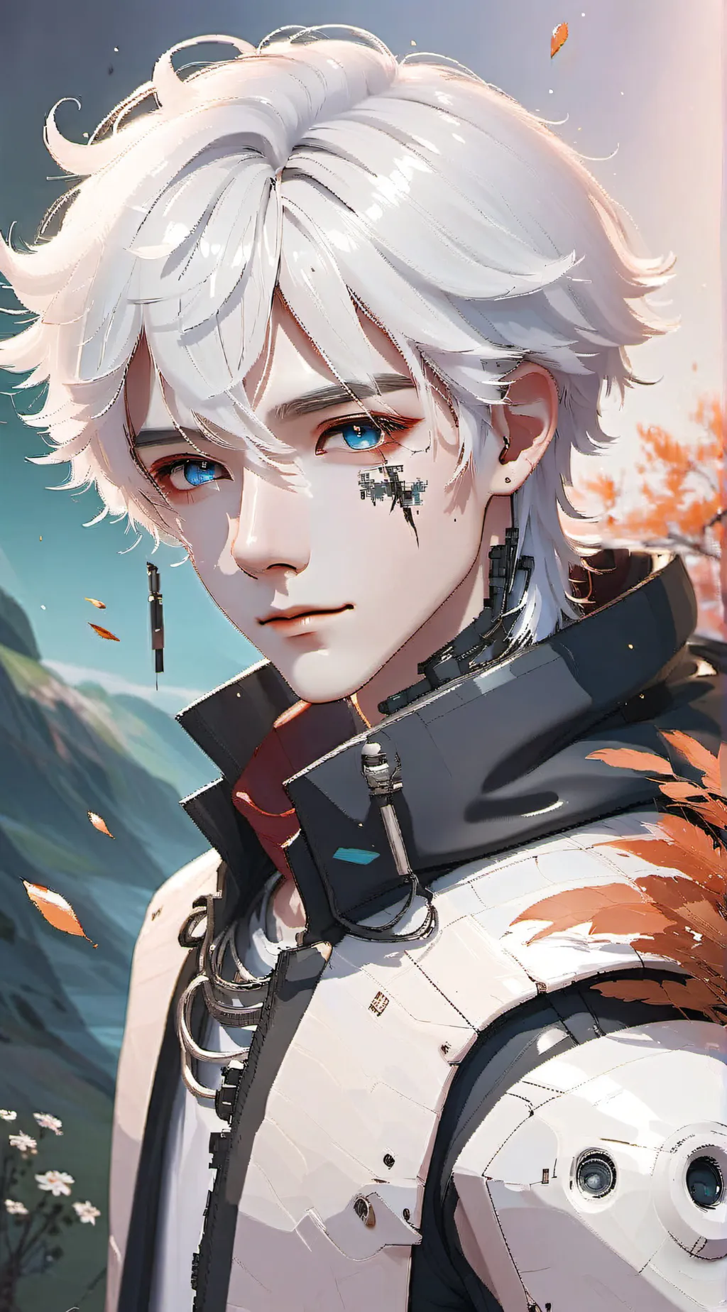 ai character: ZANE! (ninjago) background