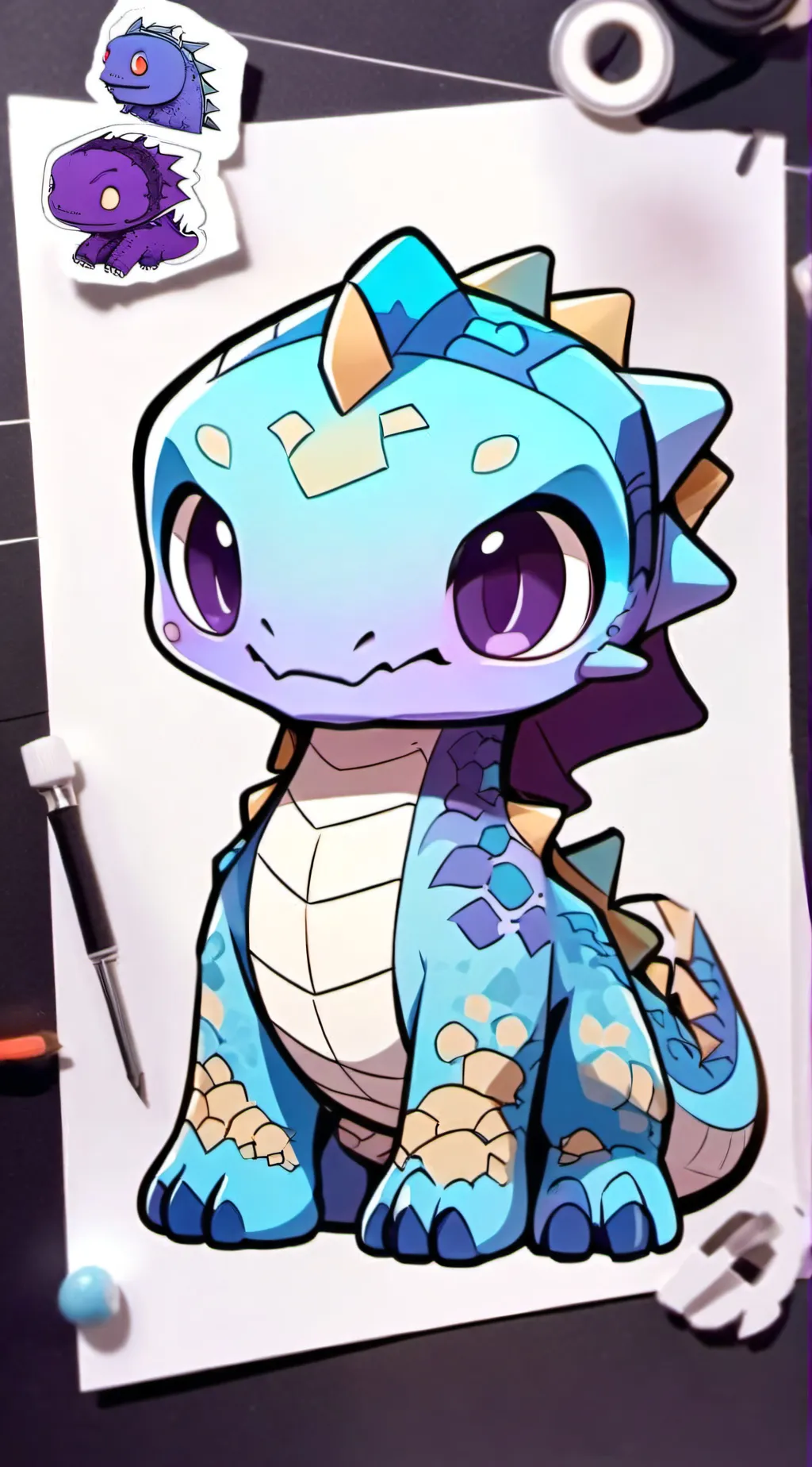 ai character: Raking  background