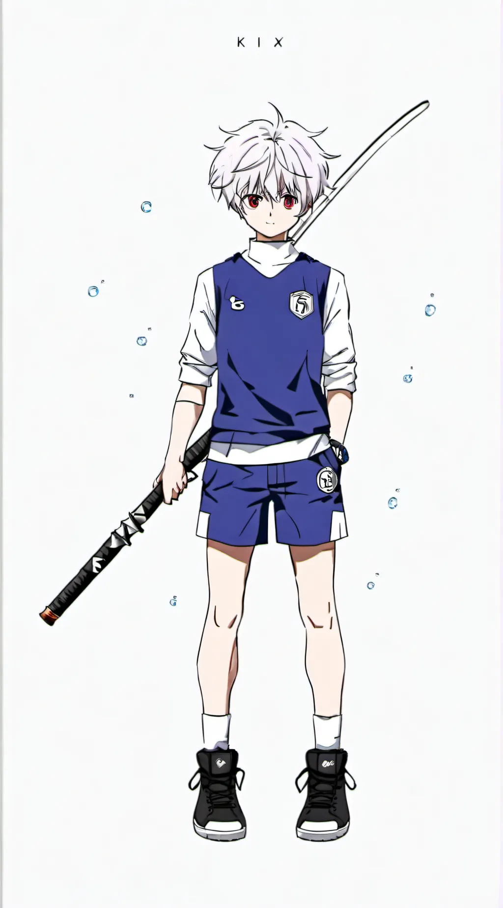 ai character: mha x killua background