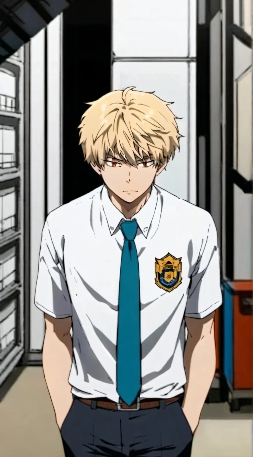 ai character: Todoroki a bakugo background