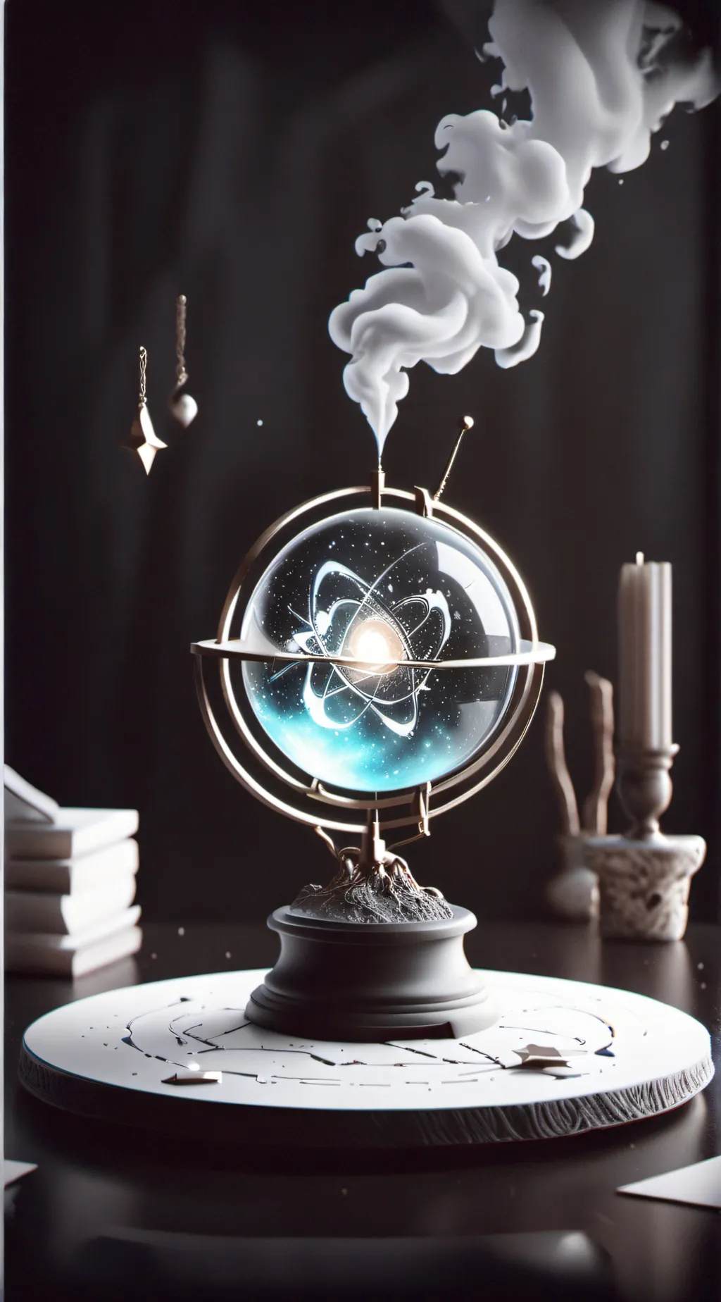 ai character: Magic school  background