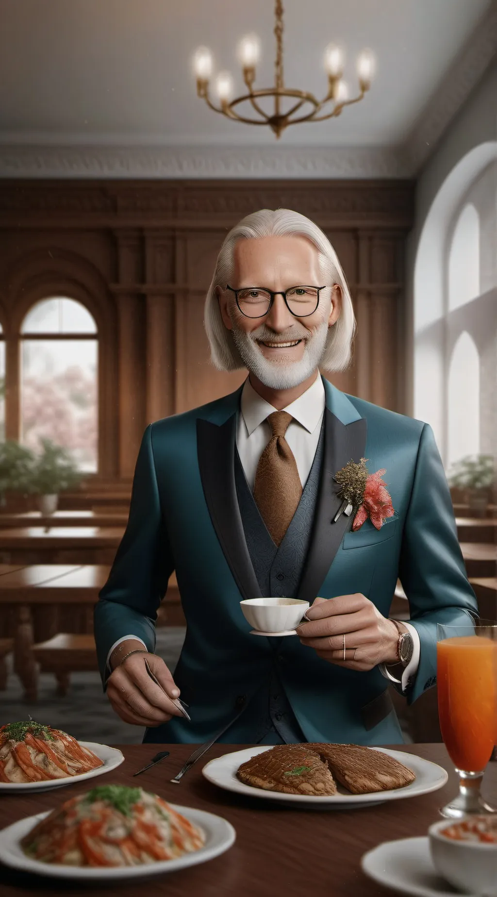 ai character: Monster school  background