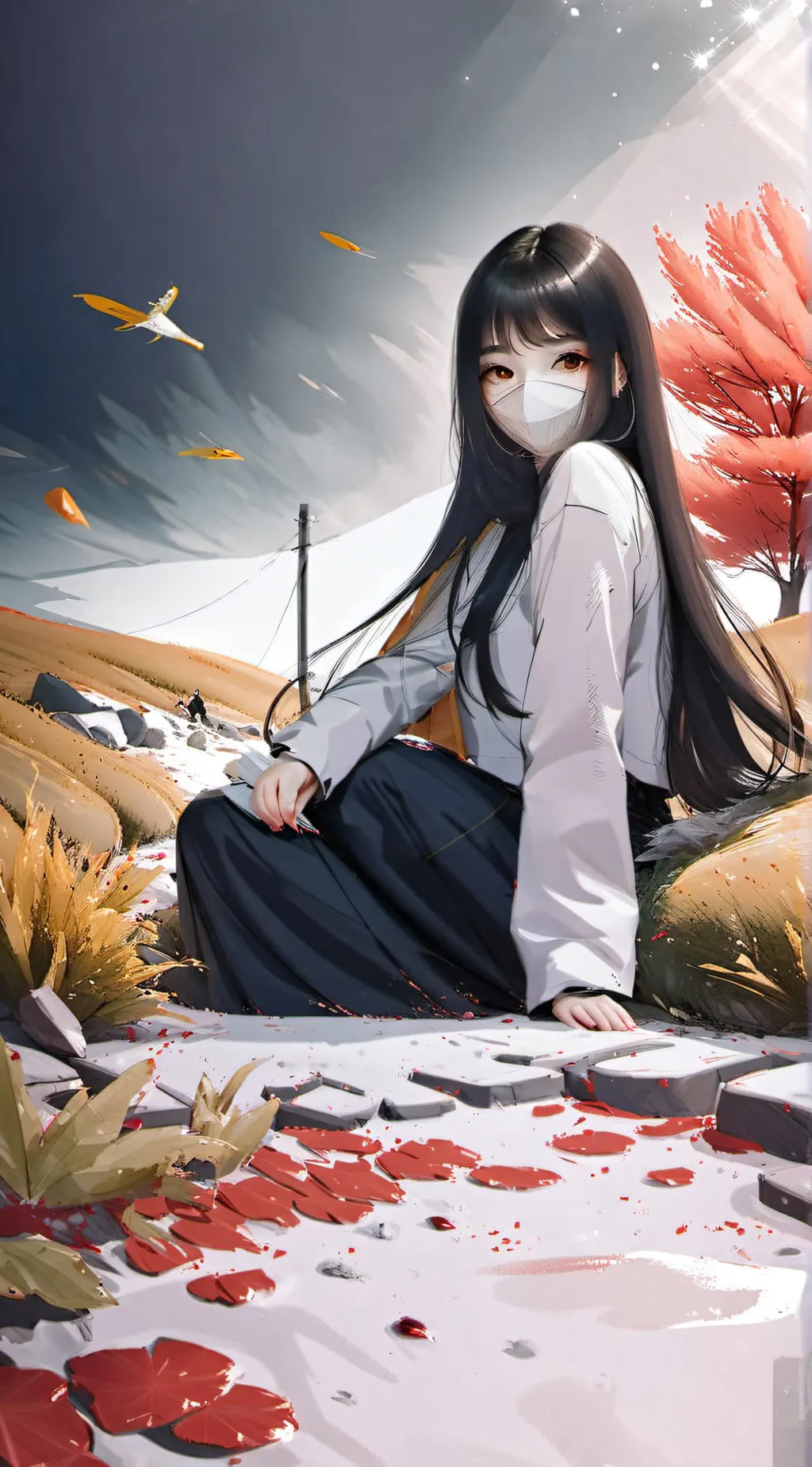 ai character: Mha-new girl background