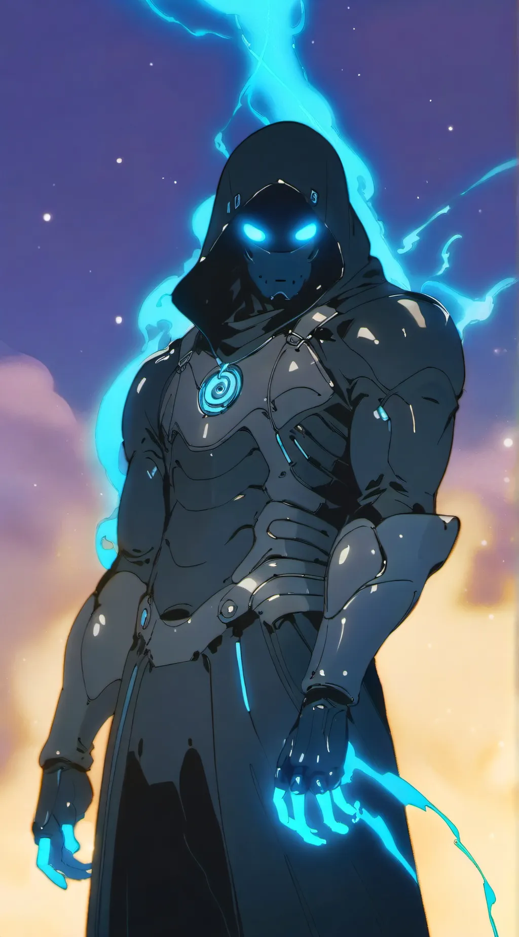 ai character: Prototype: Zero background