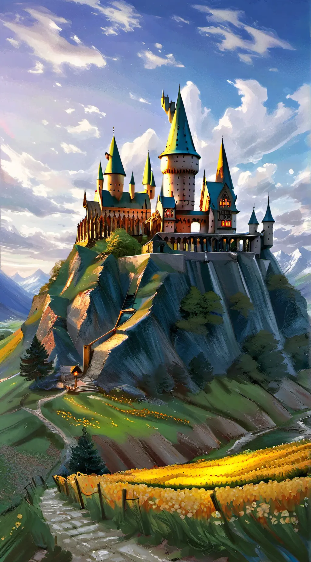 ai character: Hogwards prank background