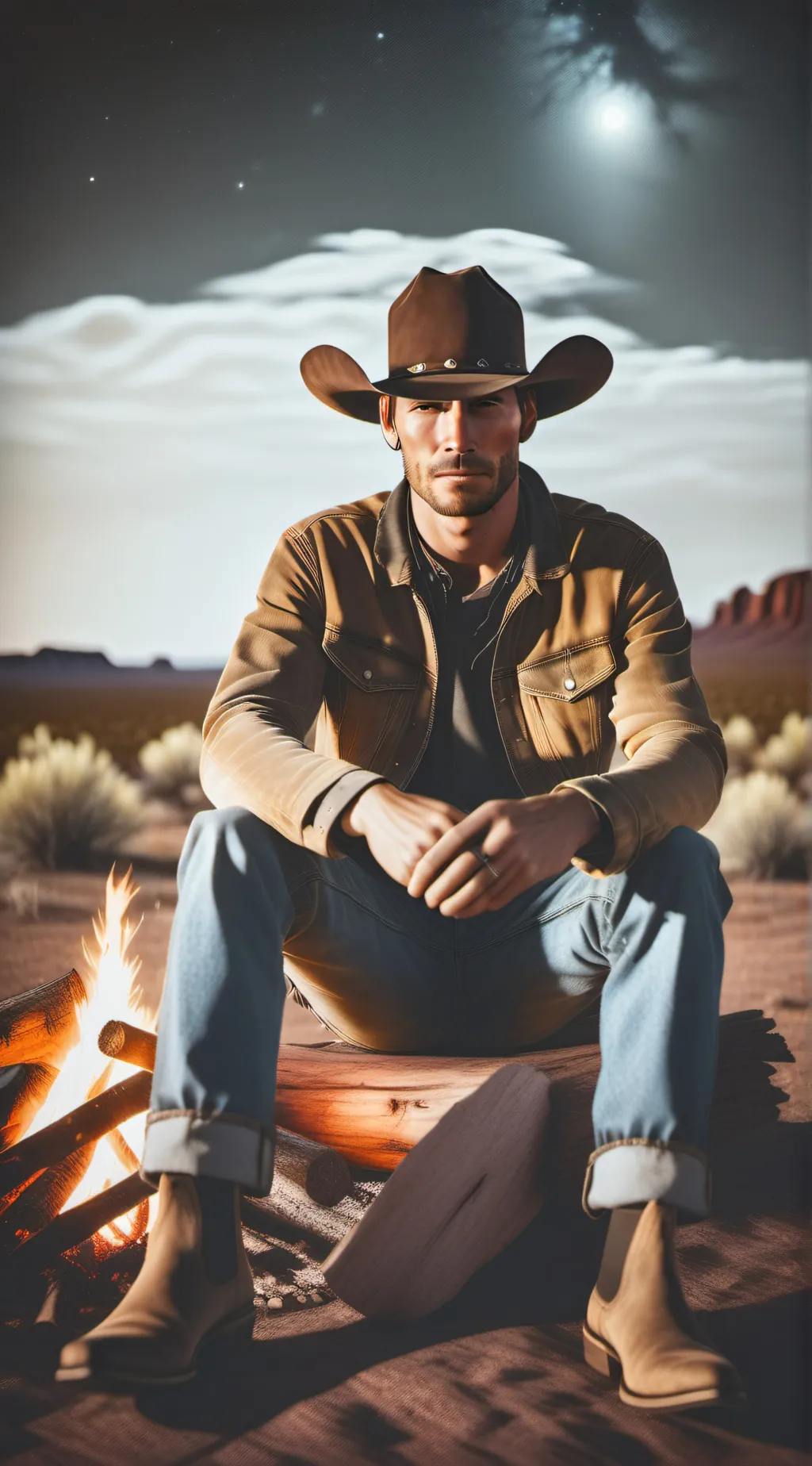 ai character: Austin background