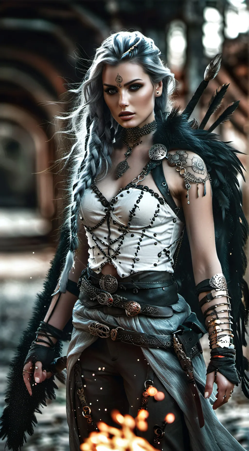 ai character: Arrow background