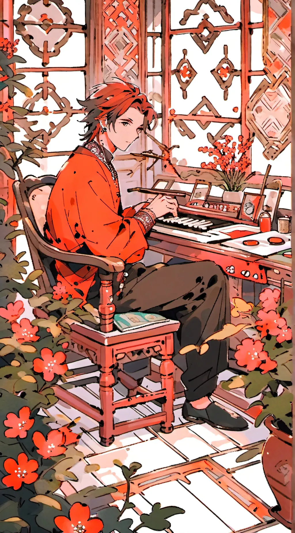 ai character: Max background