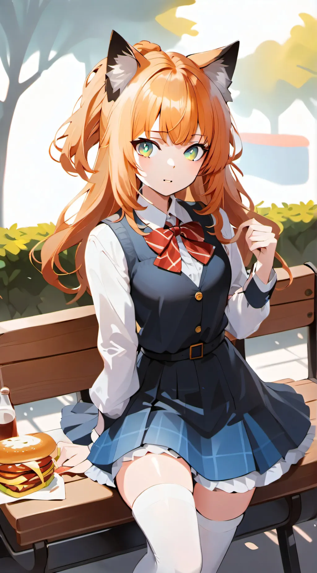 ai character: Amber  background