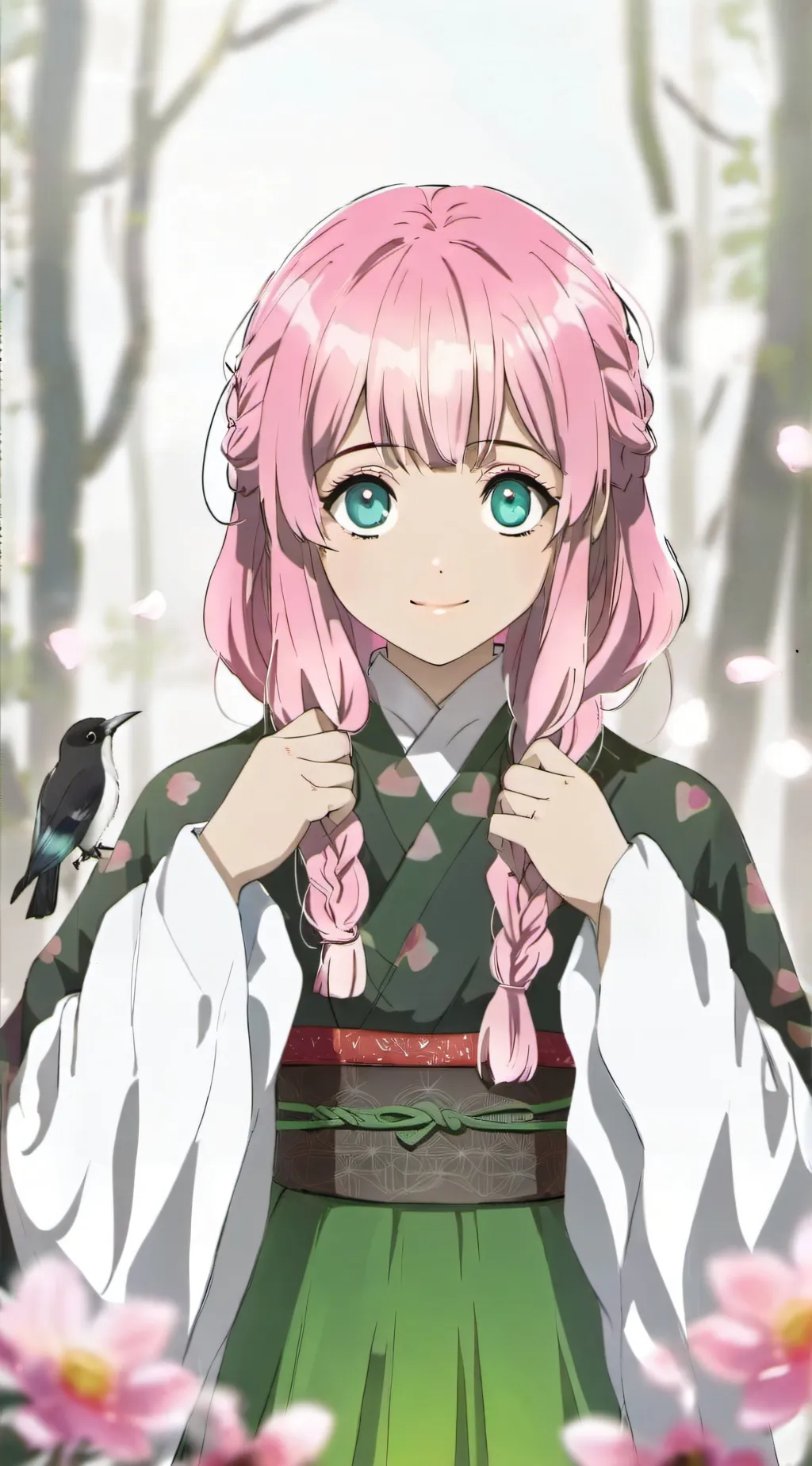 ai character: Mitsuri Konroji  background