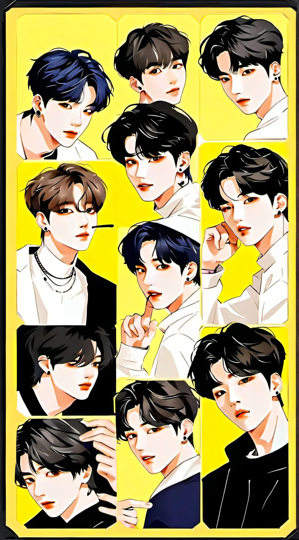 ai character: stray kids background