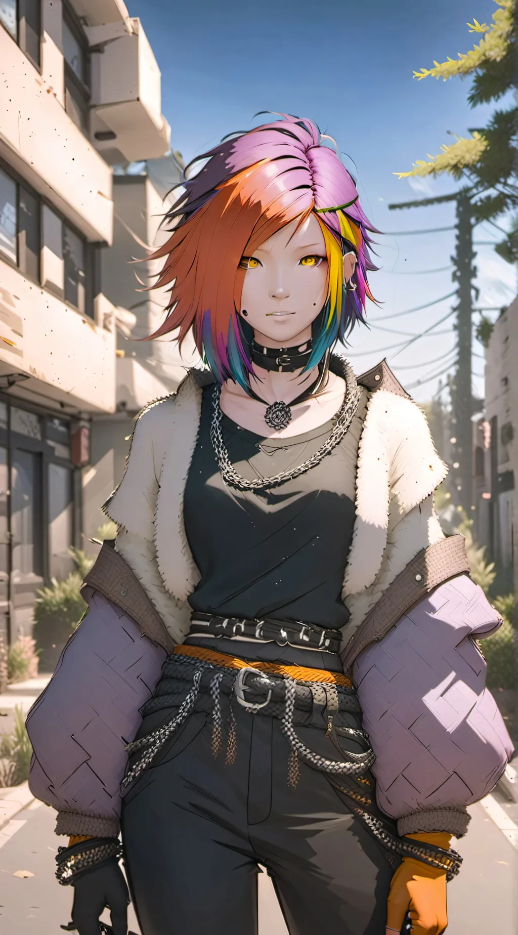 ai character: Mia  background