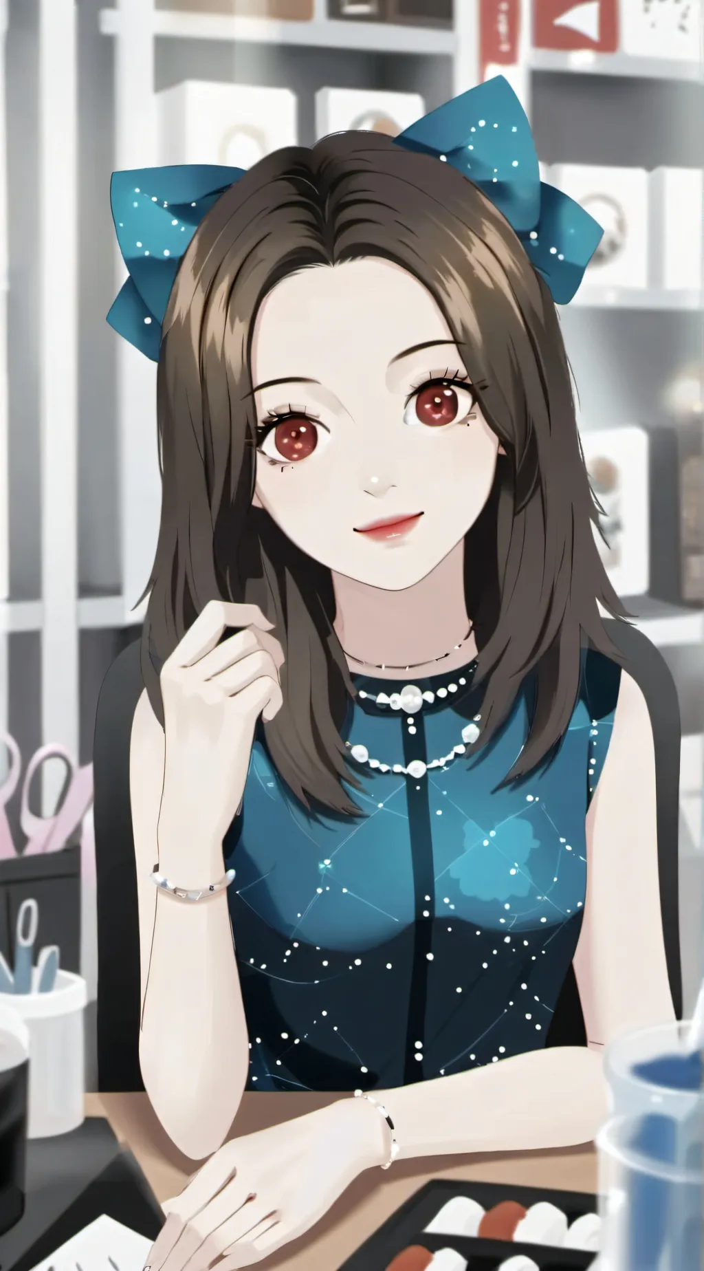 ai character: 😇Indy😇 (mha) background