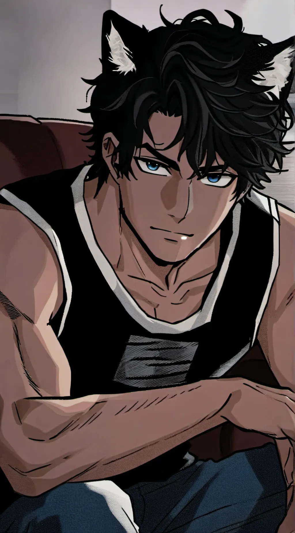 ai character: Lucas  background