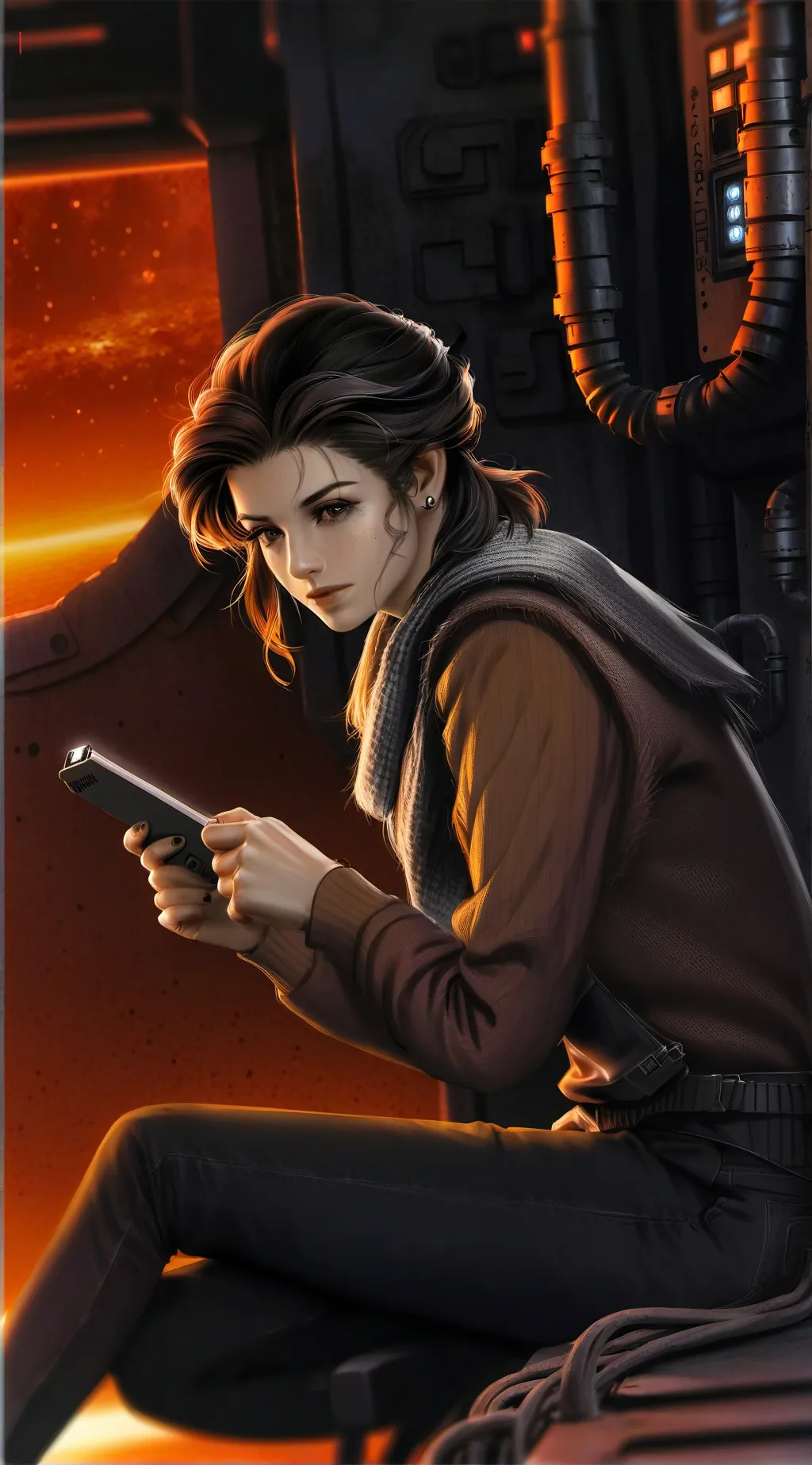 ai character: Danika Farelight background