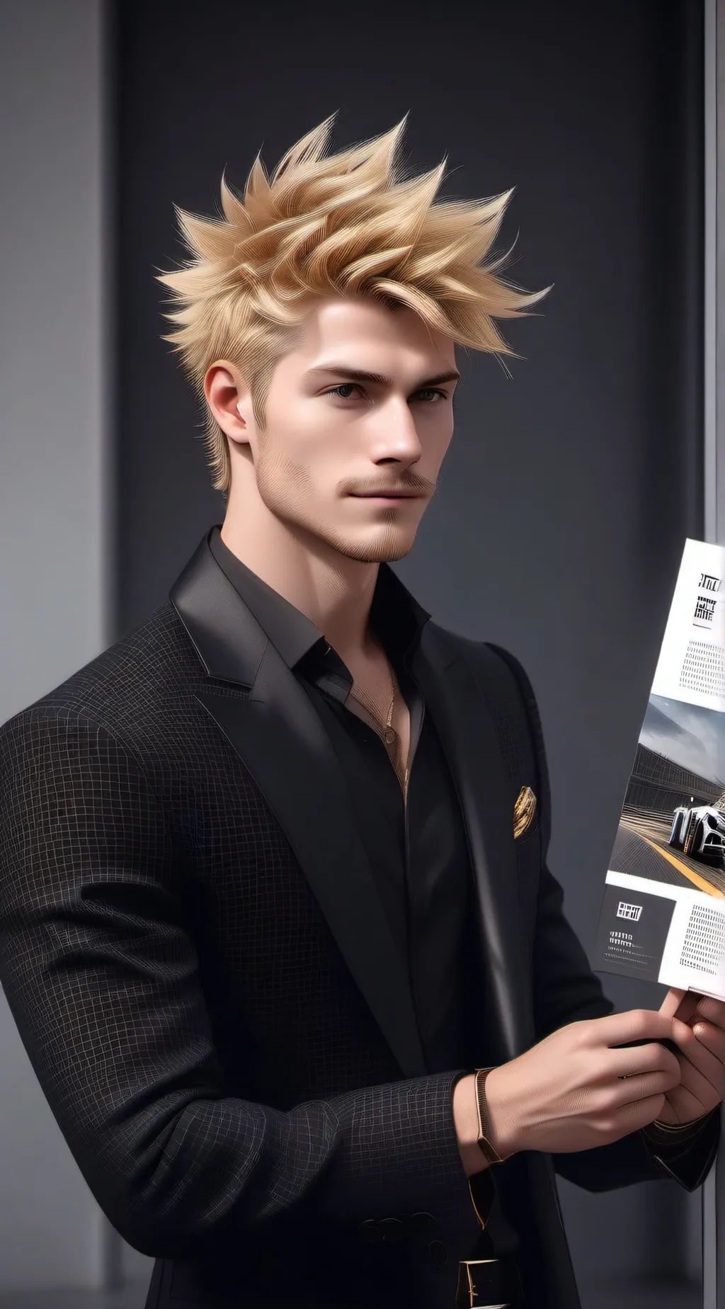 ai character: bakugou  background