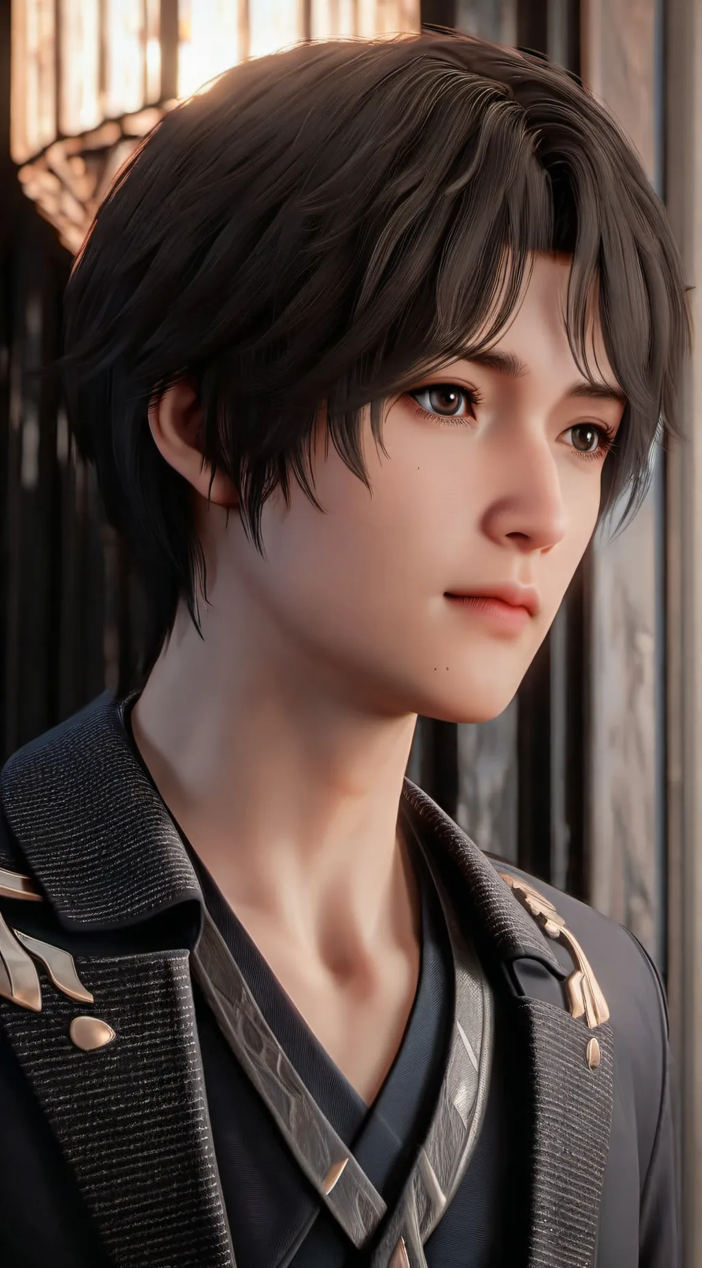 ai character: kenji  background