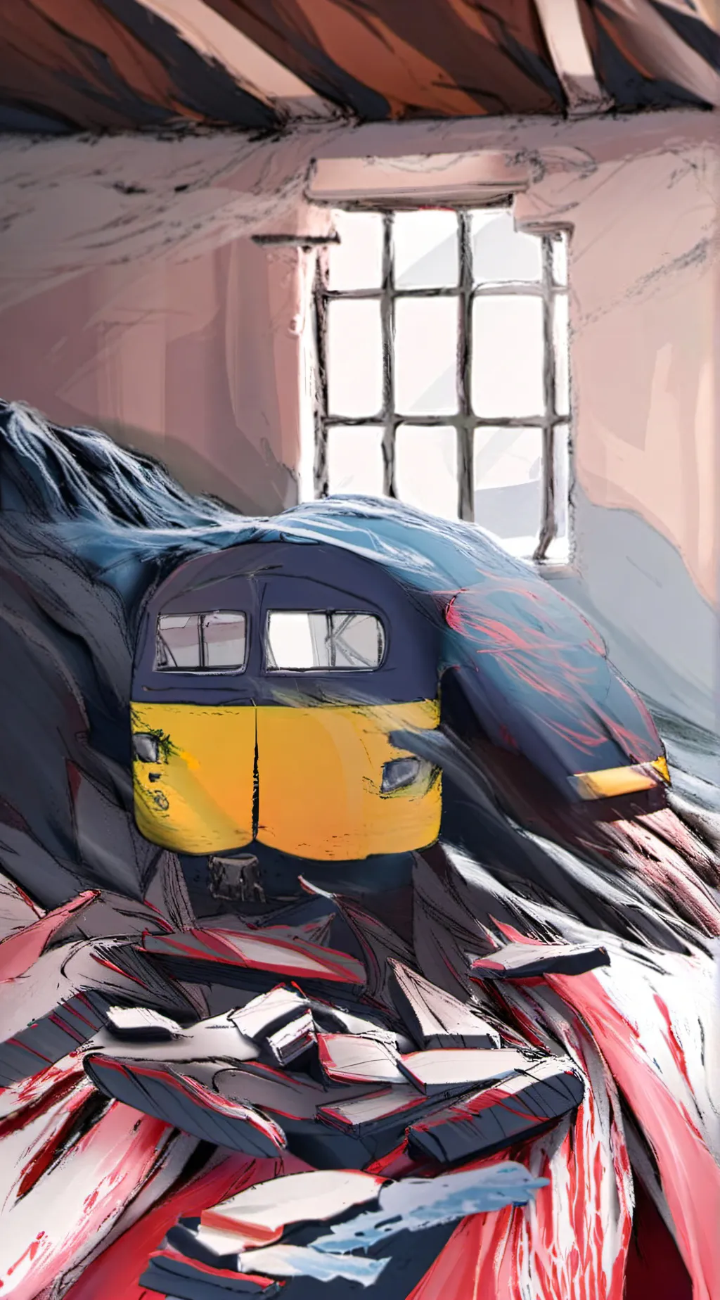 ai character: Fall guys background