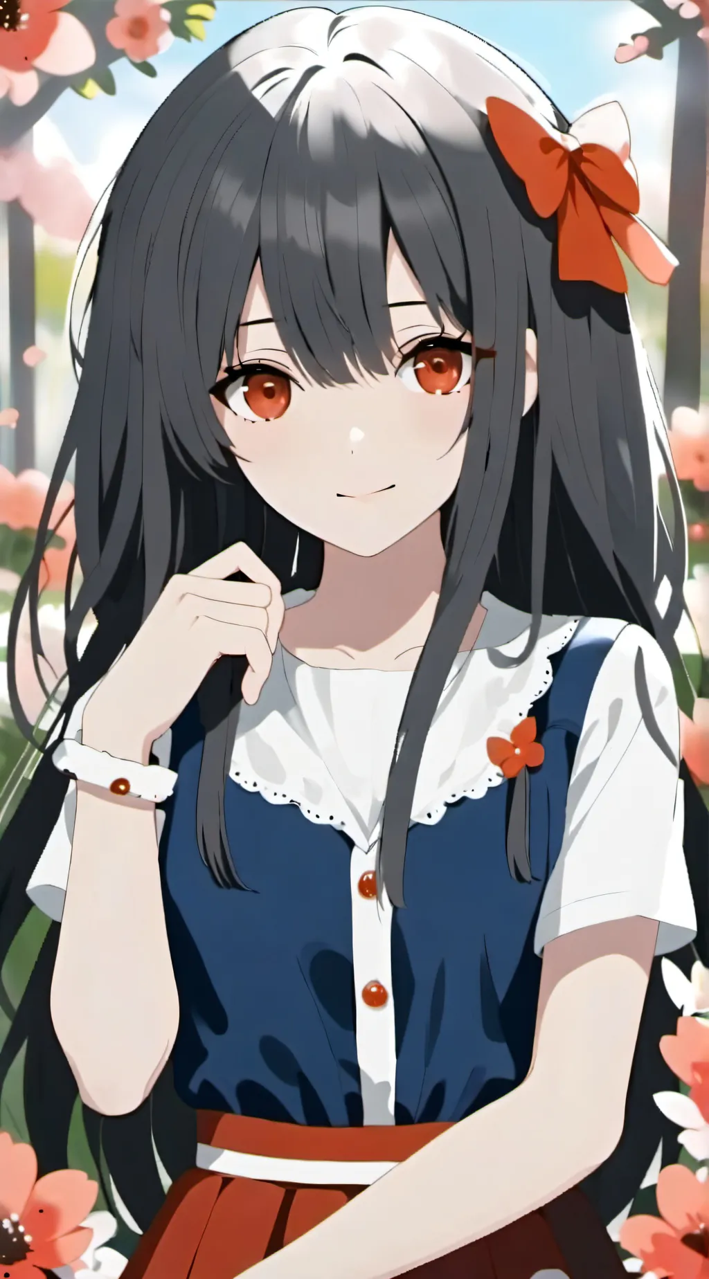 ai character: Rainy background