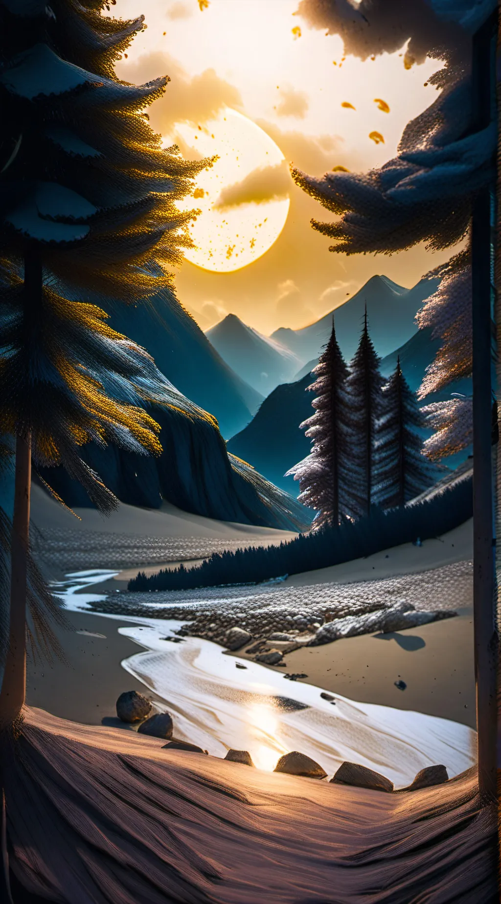 ai character: Hi background