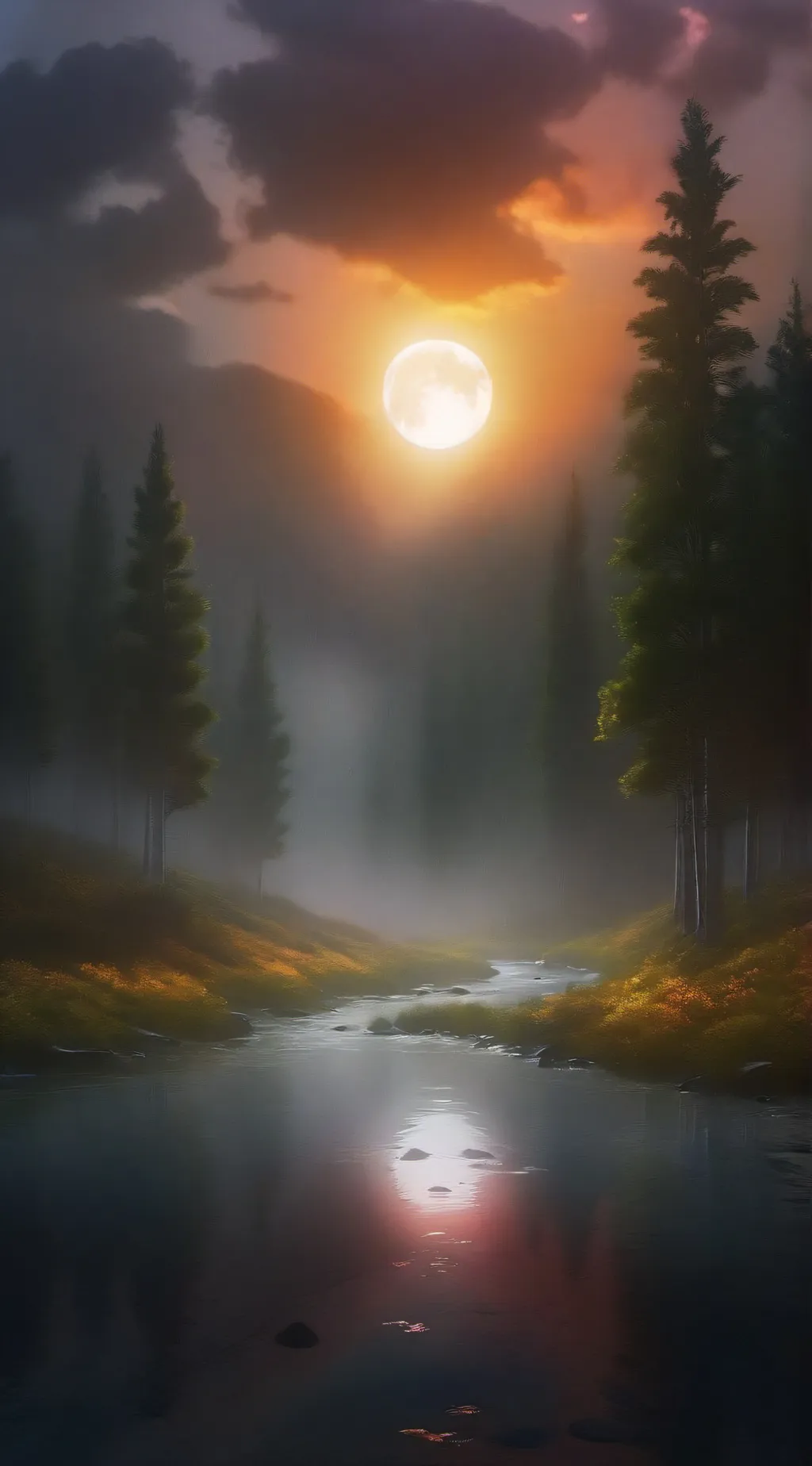 ai character: Rest here background