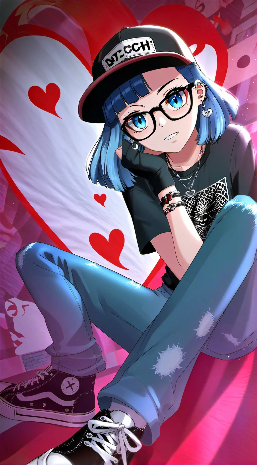 ai character: HH love background