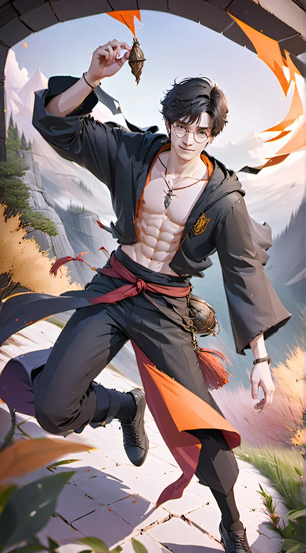 ai character: Harry Potter background