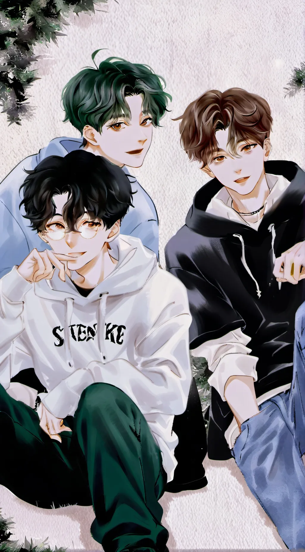 ai character: •boiz• background