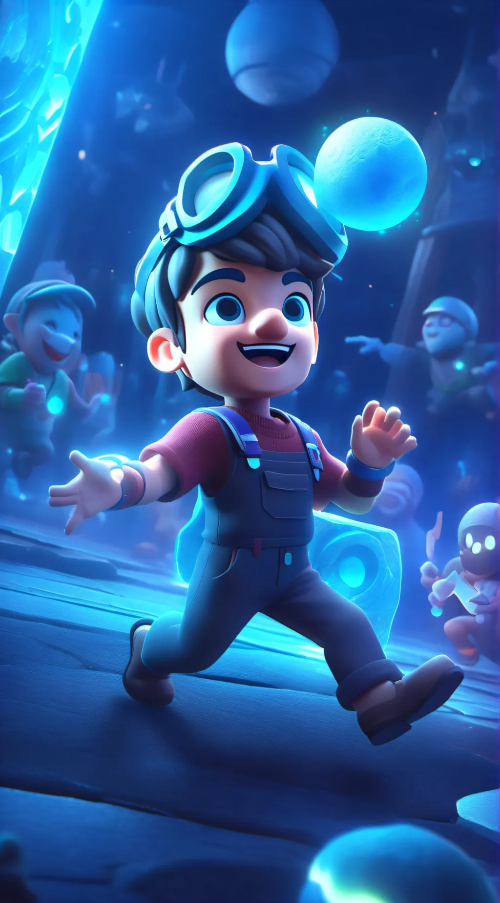 ai character: Car crash afton background