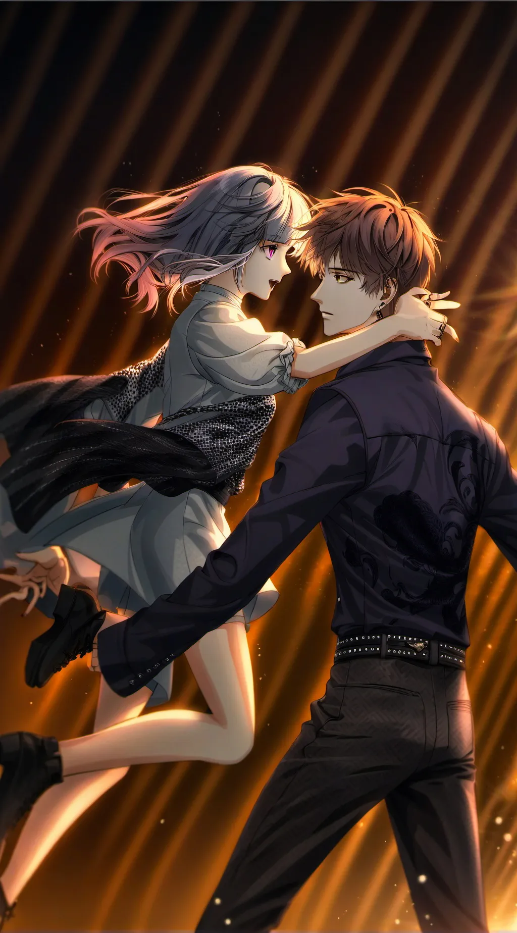 ai character: Mila and Kai background