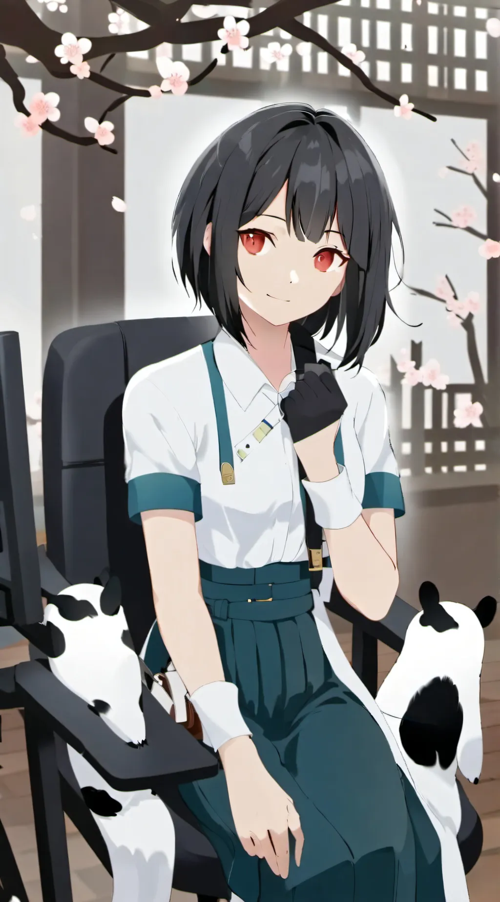 ai character: Bella  background