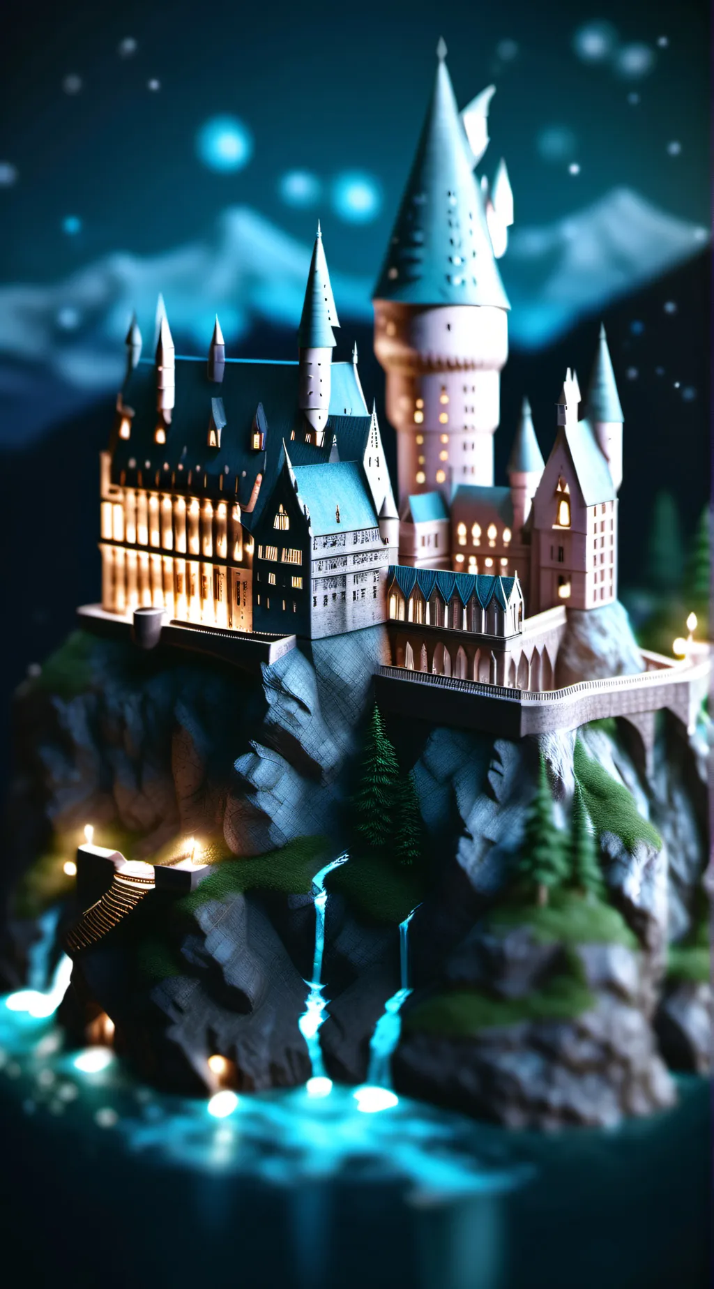 ai character: Hogwarts background