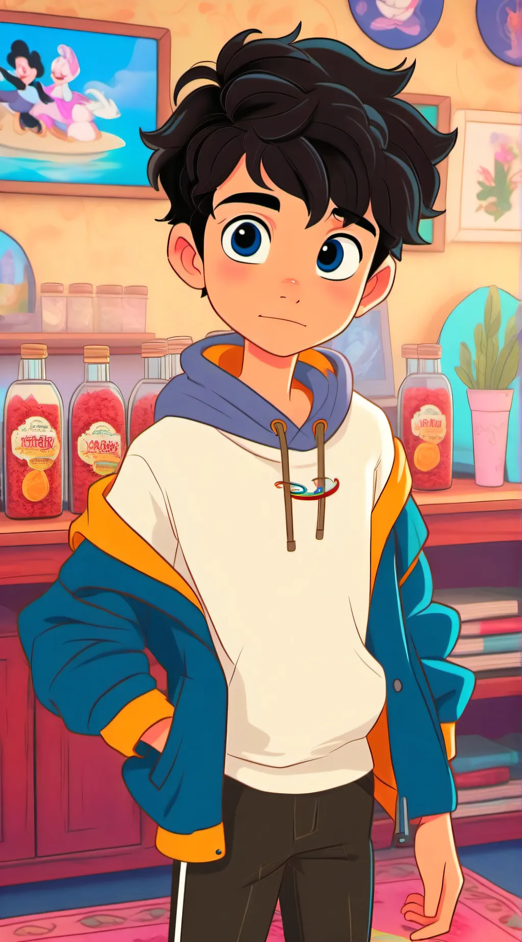 ai character: Max background