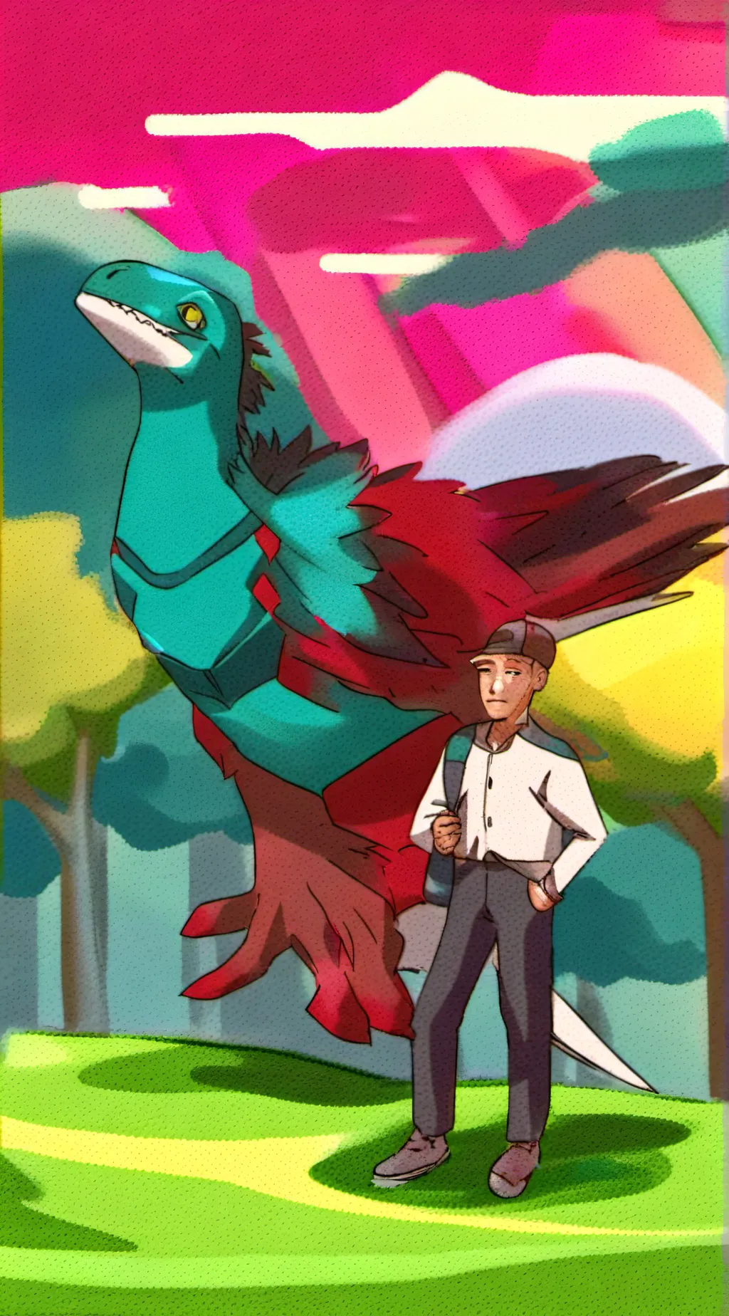 ai character: Max background