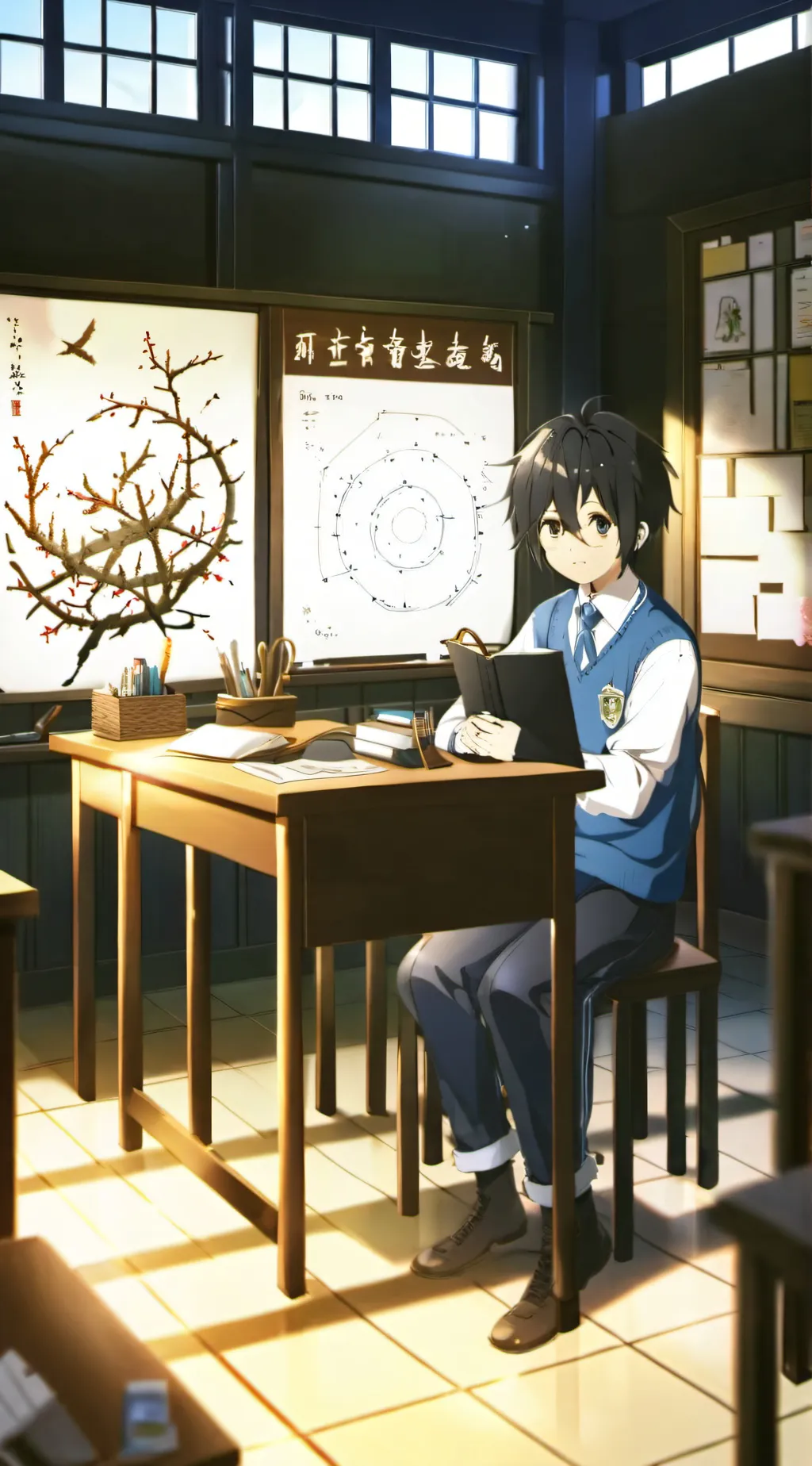 ai character: mha background