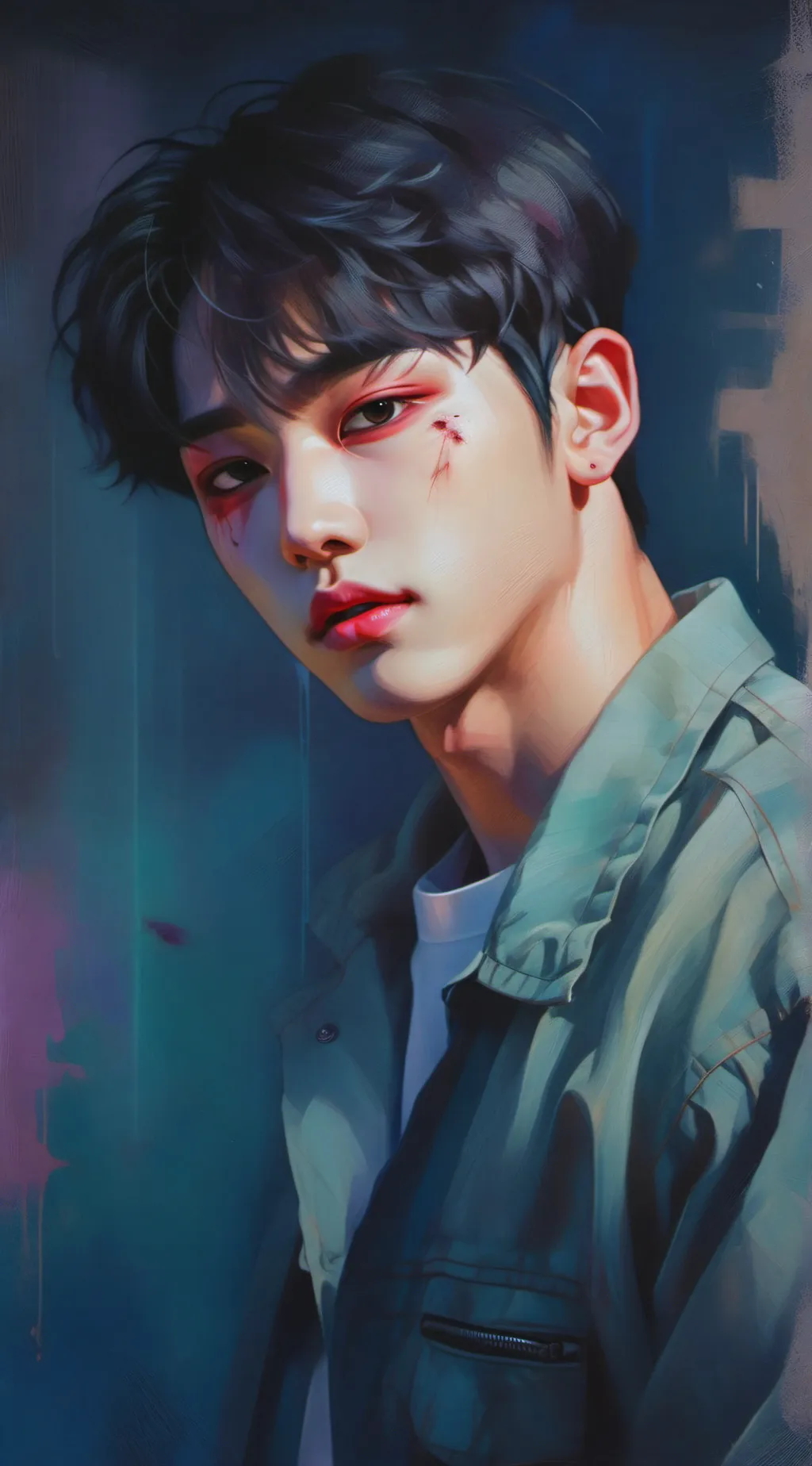 ai character: Bench background