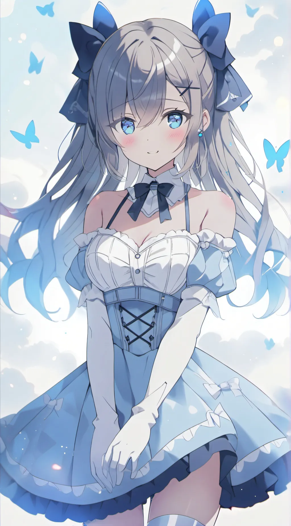 ai character: Cyber attacks w background