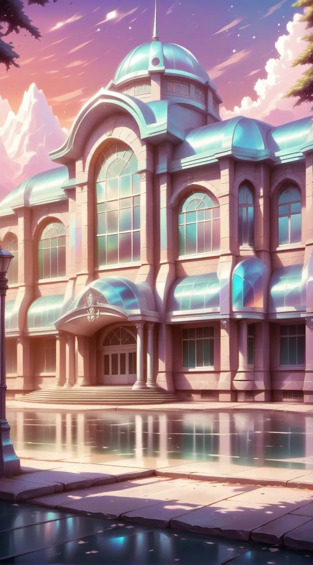 ai character: Alphabet school background