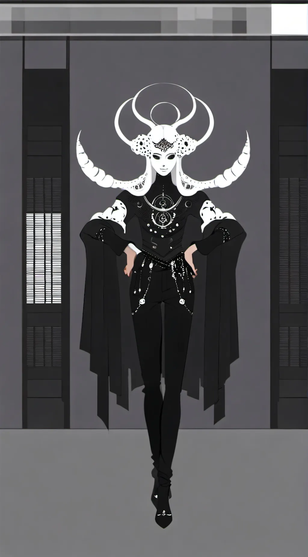 ai character: The 666 background