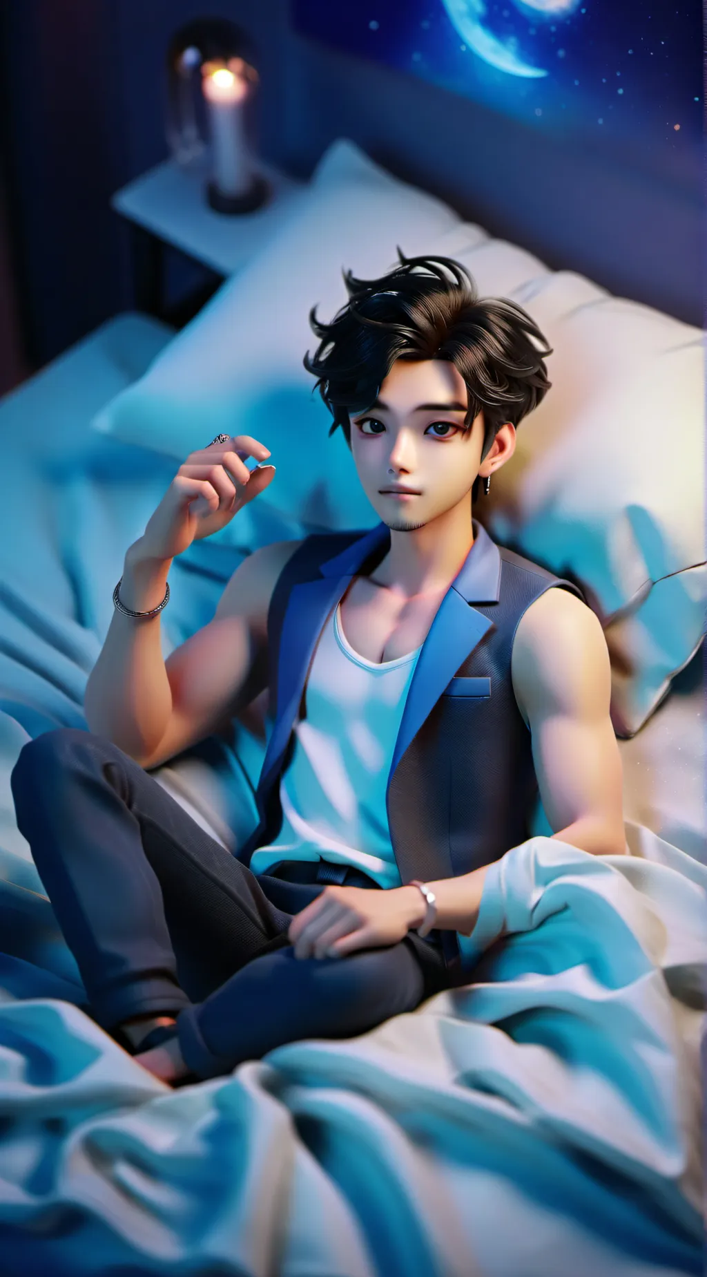 ai character: Silly background