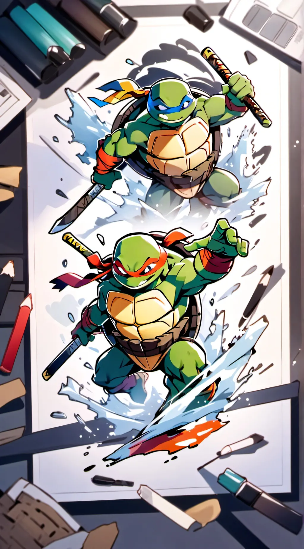 ai character: TNMT background