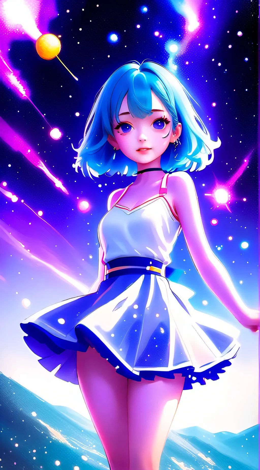 ai character: Monsters background