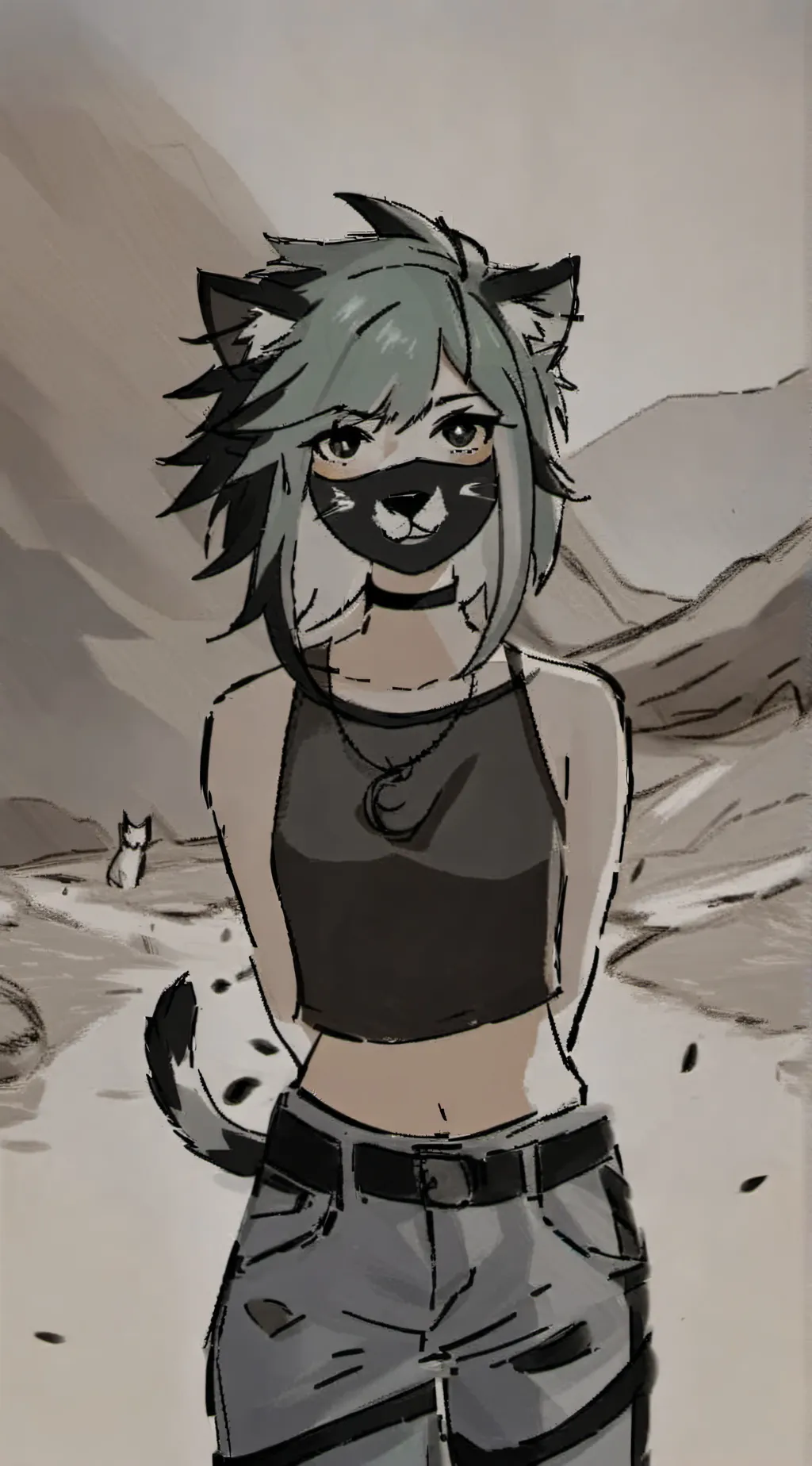 ai character: Froggie (therian) background