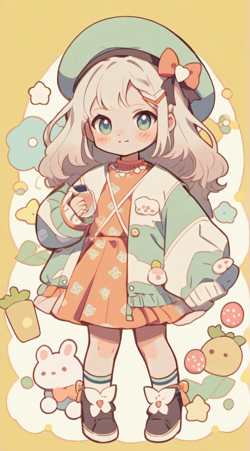 ai character: Lila background