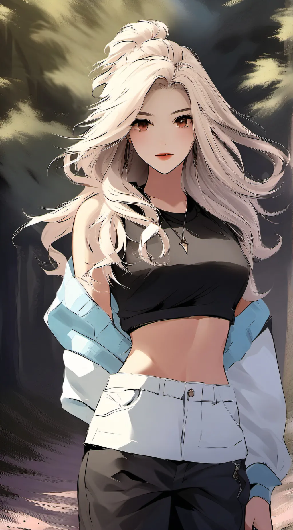 ai character: *()Ava()* background