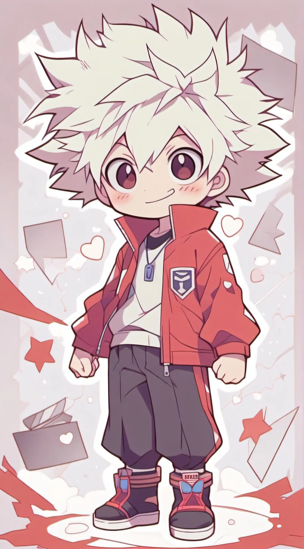 ai character: Bakugo MHA background