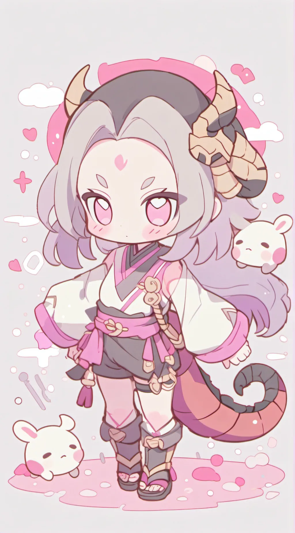 ai character: Scorpion girl background